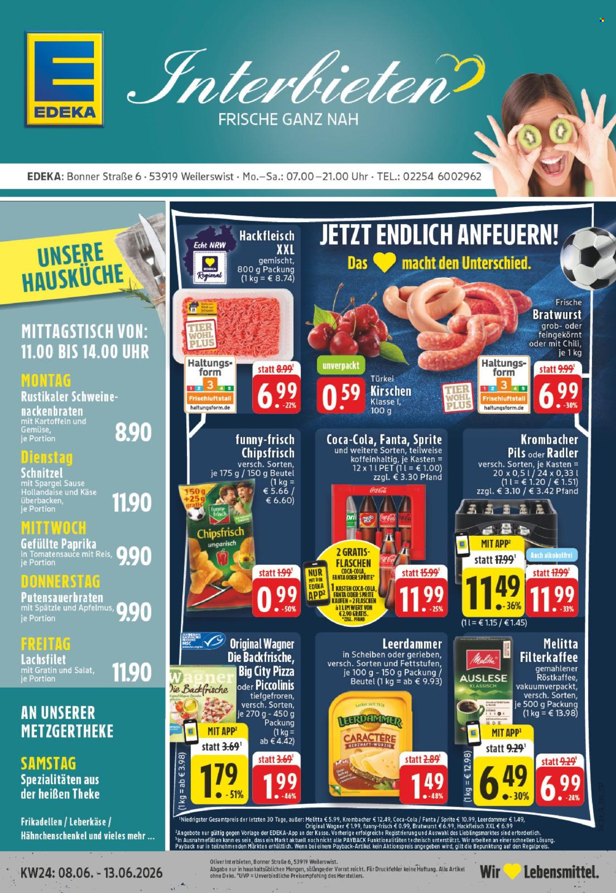 Leták Edeka - 8.6.2026 - 13.6.2026. Strana 1