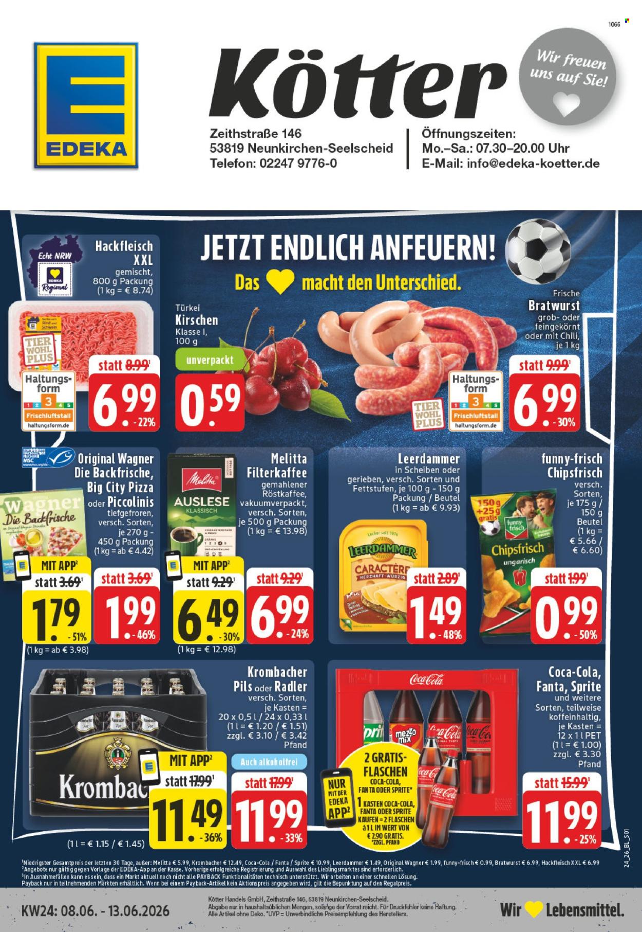 Leták Edeka - 8.6.2026 - 13.6.2026. Strana 1