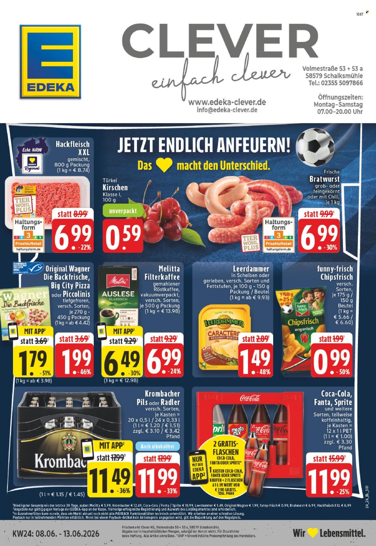 Leták Edeka - 8.6.2026 - 13.6.2026. Strana 1
