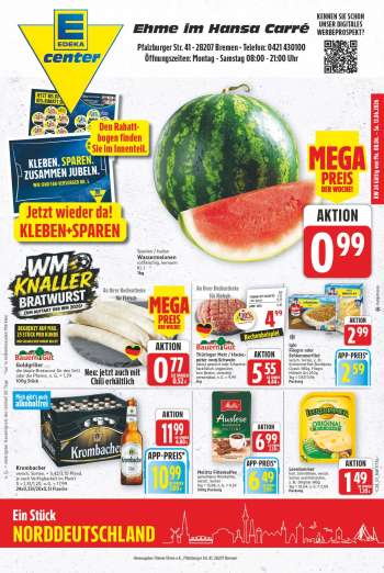 Prospekte E center - 8.06.2026 - 13.06.2026.