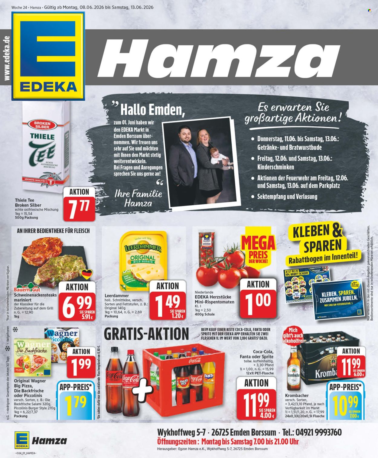 Leták Edeka - 8.6.2026 - 13.6.2026. Strana 1