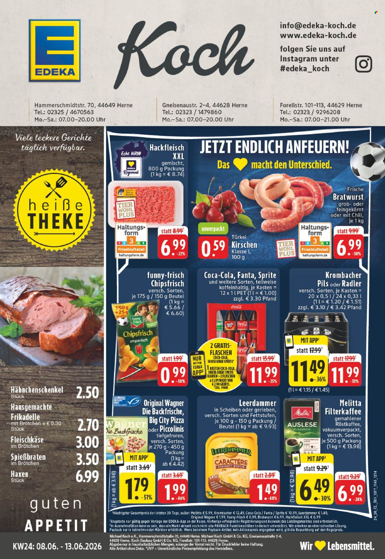 Leták Edeka - 8.6.2026 - 13.6.2026. Strana 1