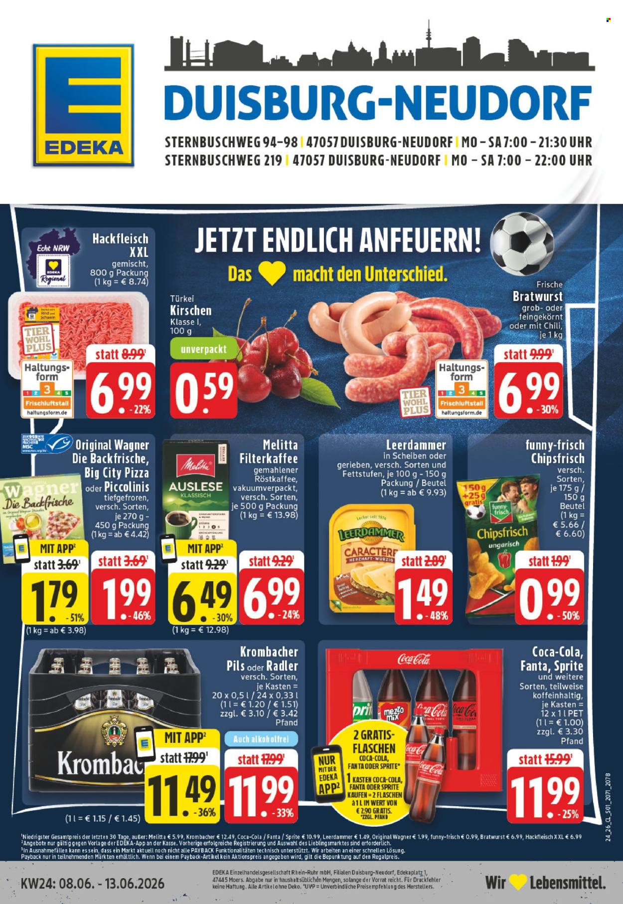 Leták Edeka - 8.6.2026 - 13.6.2026. Strana 1