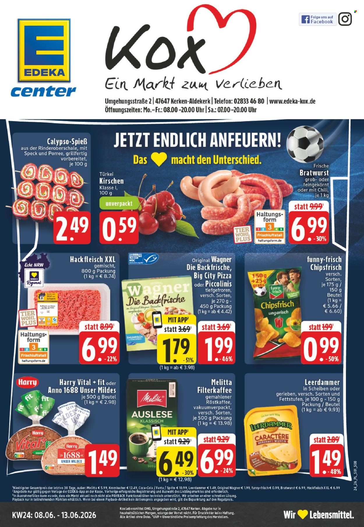 Leták Edeka - 8.6.2026 - 13.6.2026. Strana 1