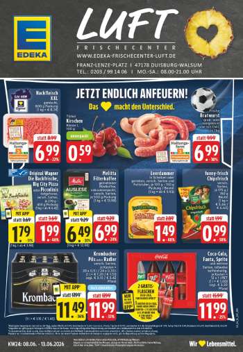 Prospekte Edeka - 8.06.2026 - 13.06.2026.