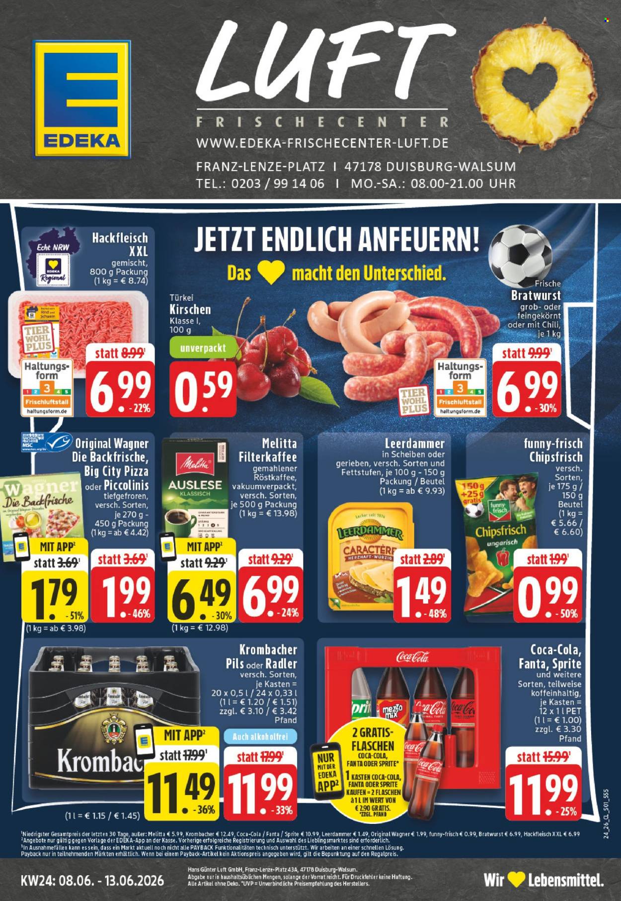 Leták Edeka - 8.6.2026 - 13.6.2026. Strana 1