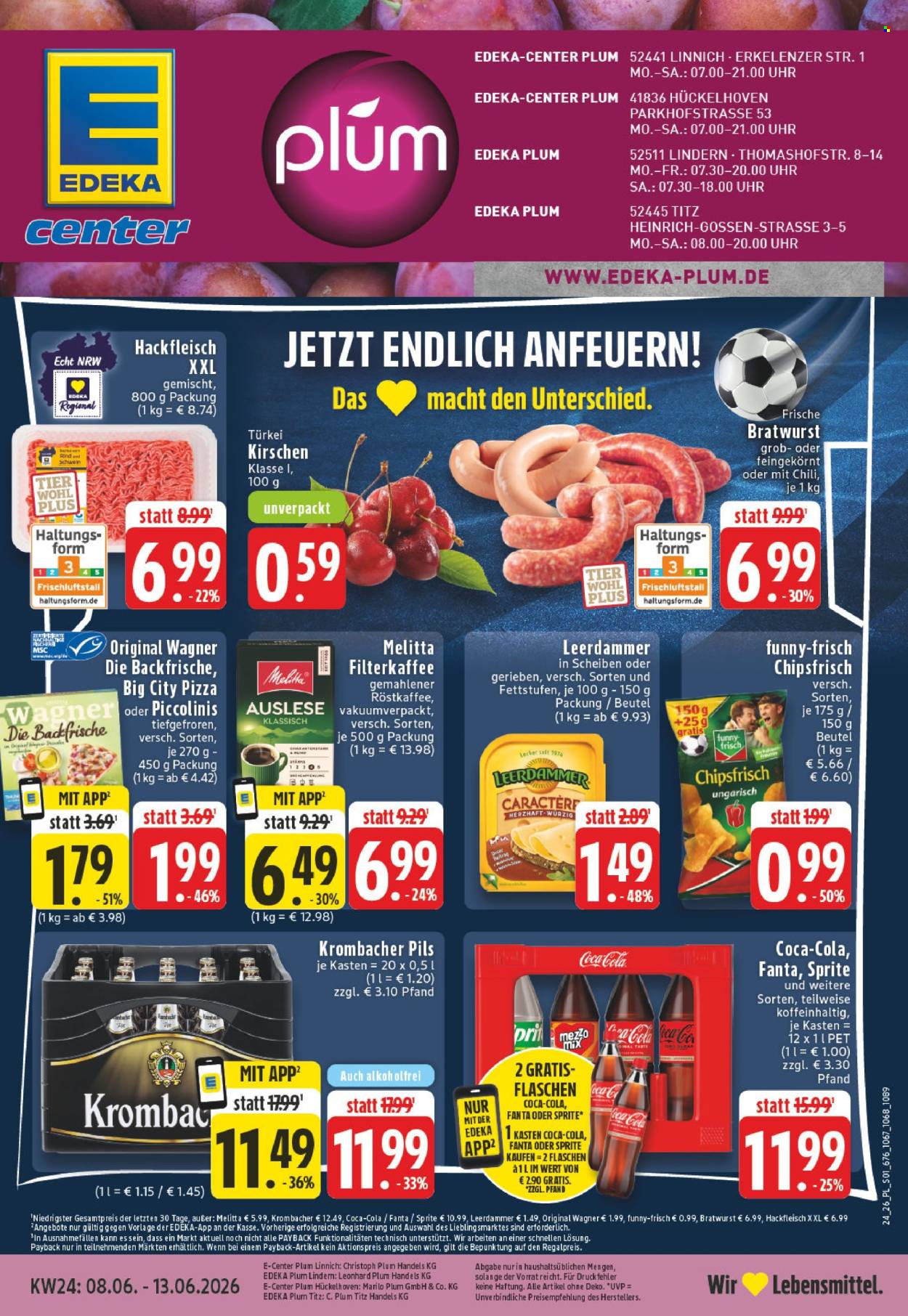 Leták Edeka - 8.6.2026 - 13.6.2026. Strana 1