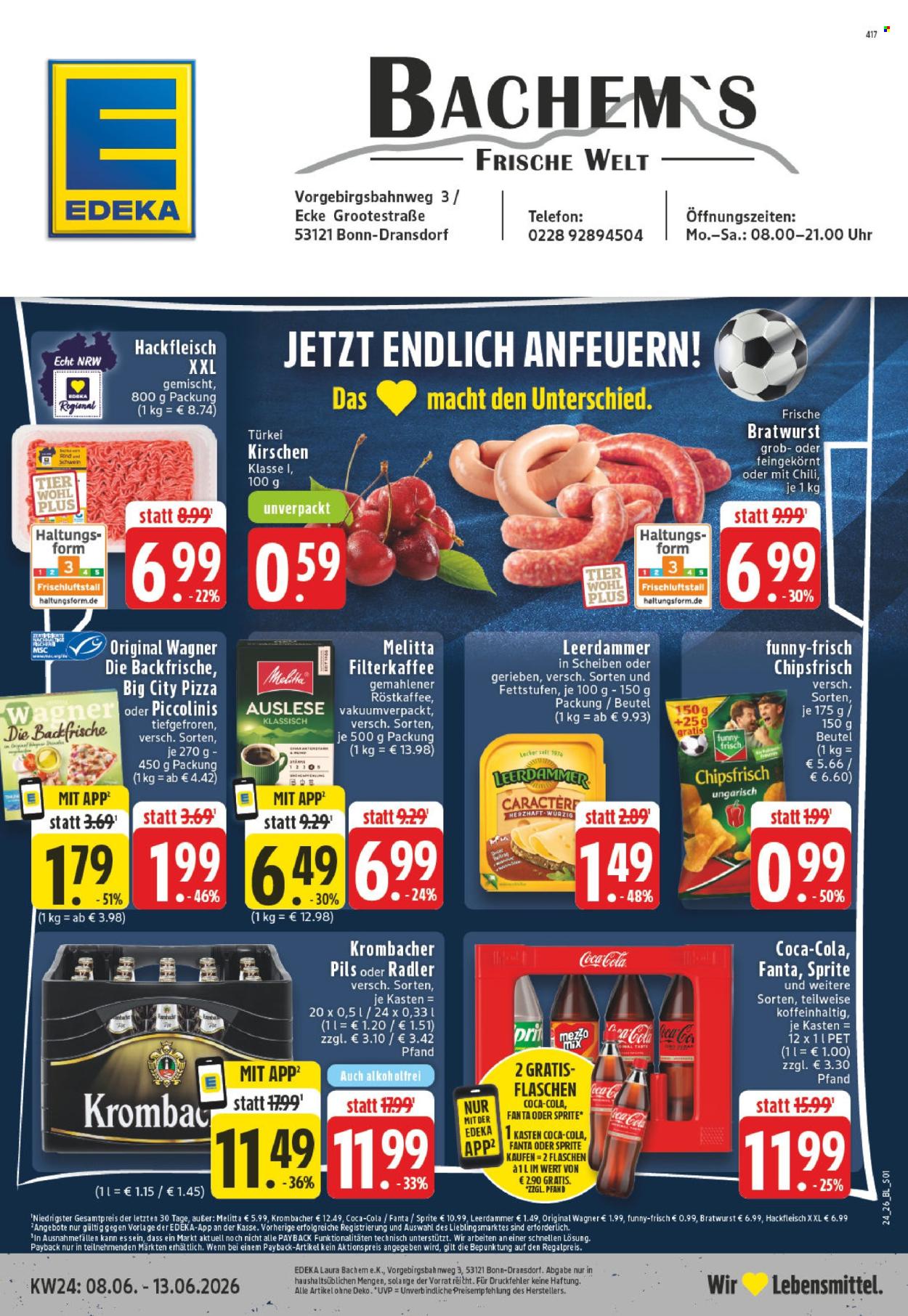 Leták Edeka - 8.6.2026 - 13.6.2026. Strana 1