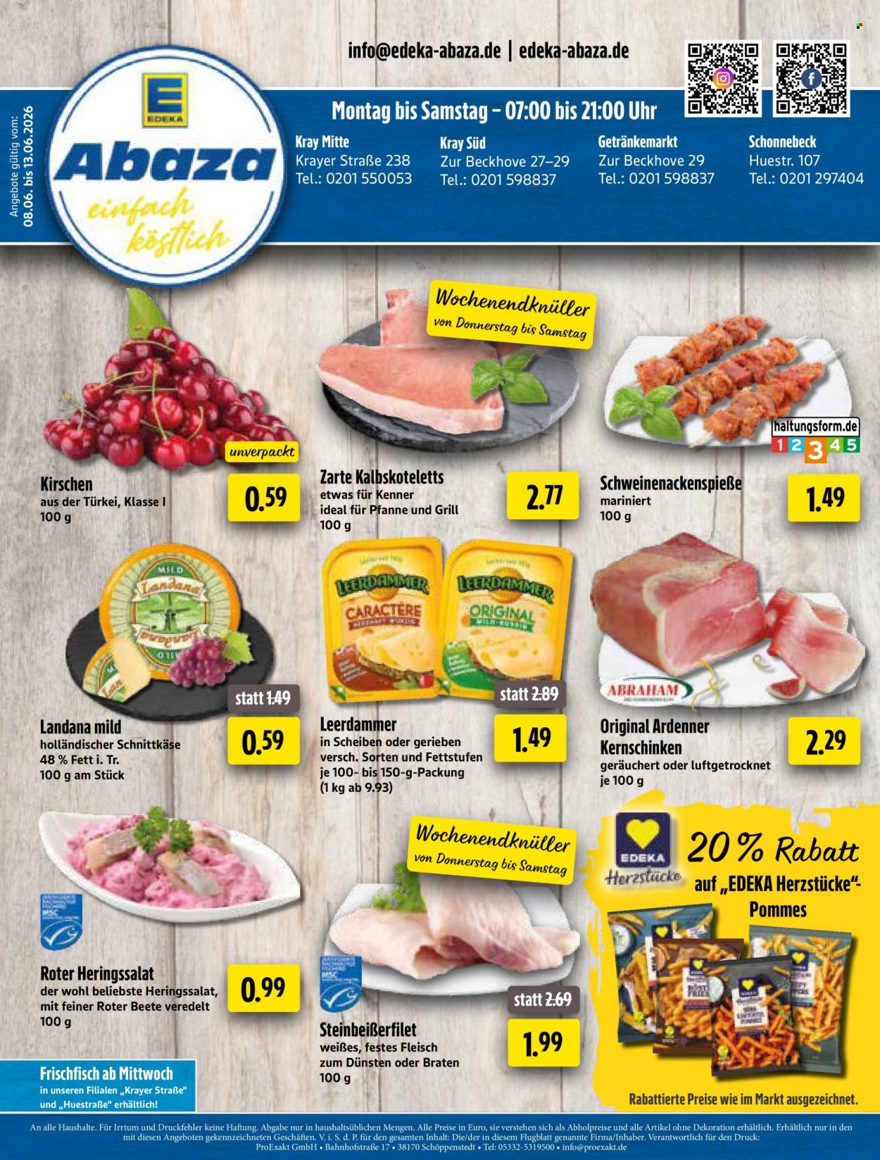 Leták Edeka Getränkemarkt - 8.6.2026 - 13.6.2026. Strana 1