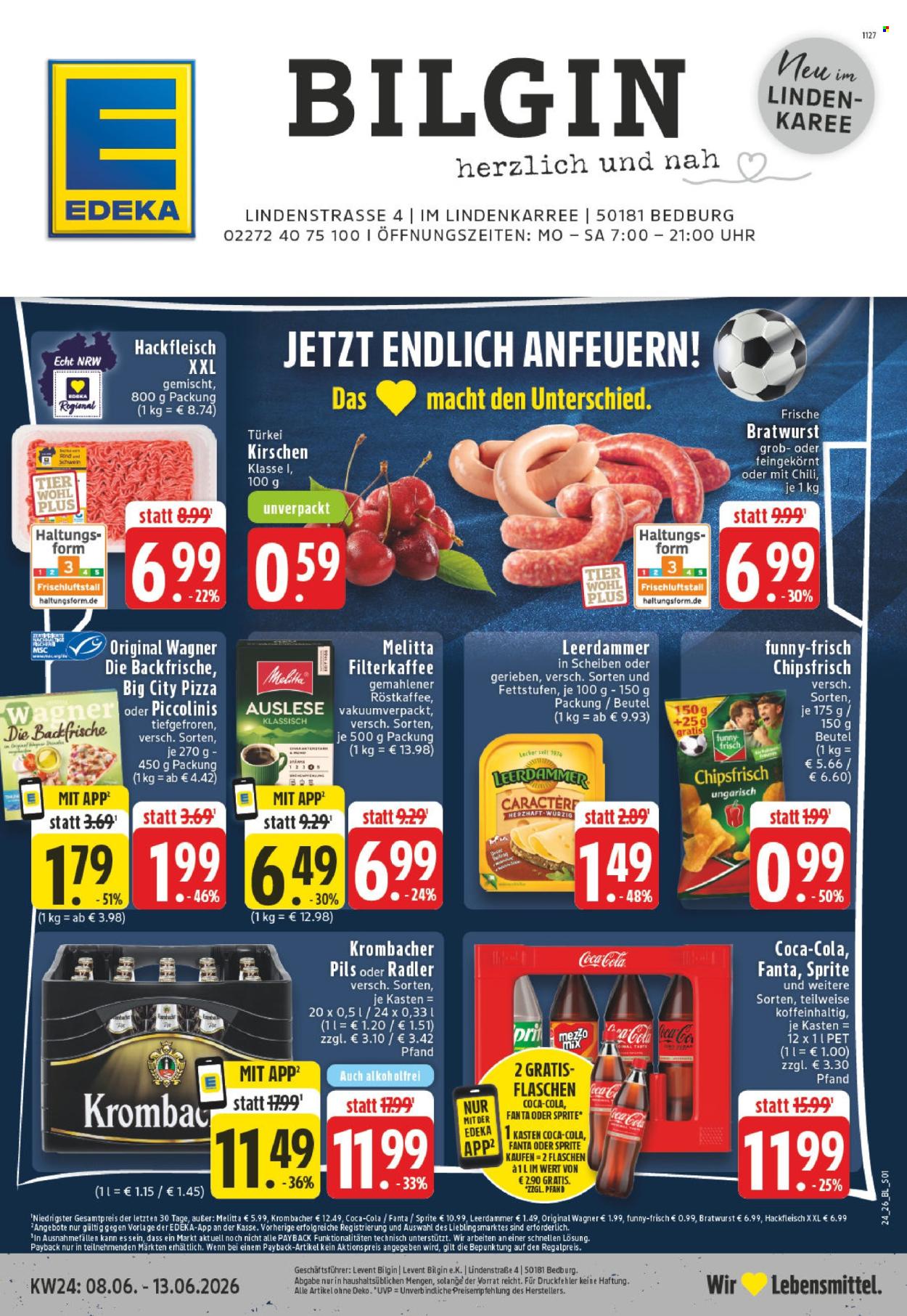 Leták Edeka - 8.6.2026 - 13.6.2026. Strana 1