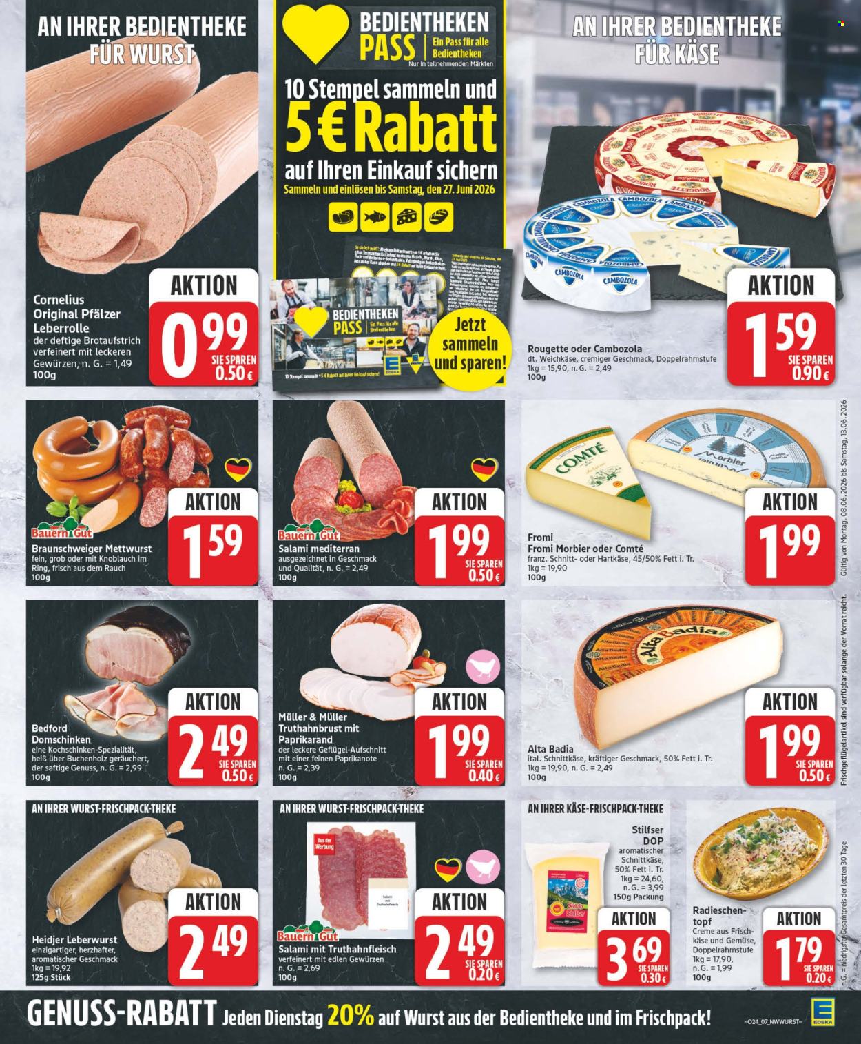 Leták Edeka - 8.6.2026 - 13.6.2026. Strana 7