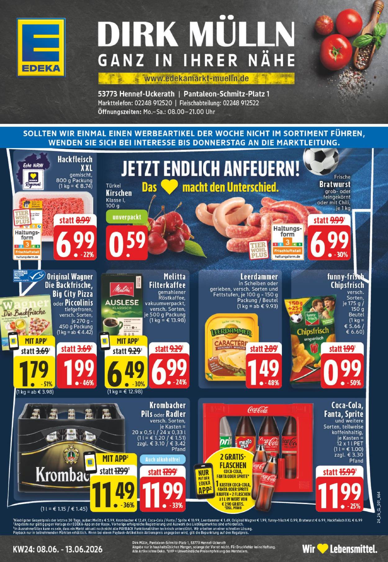 Leták Edeka - 8.6.2026 - 13.6.2026. Strana 1