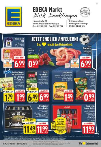 Prospekte Edeka - 8.06.2026 - 13.06.2026.