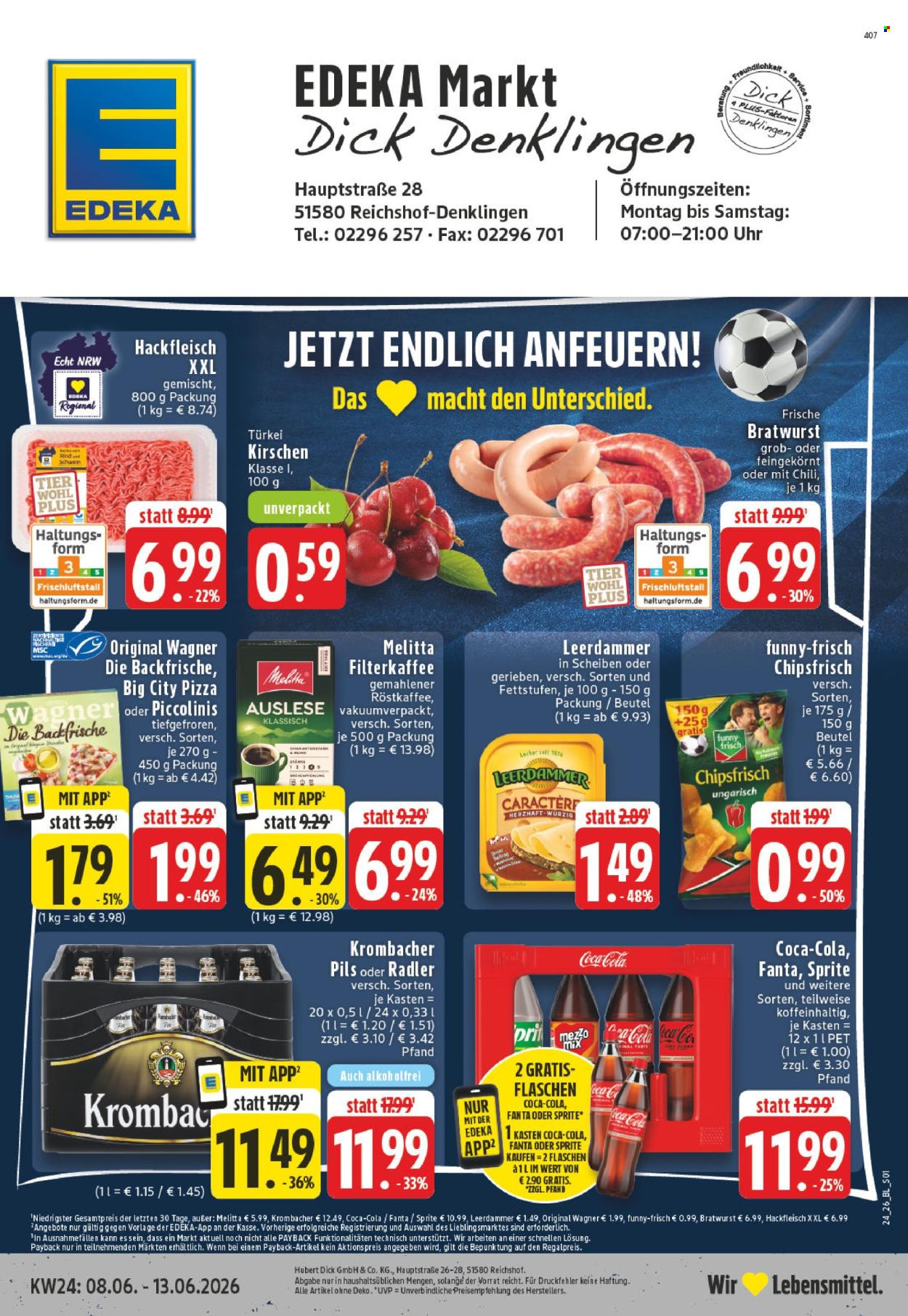 Leták Edeka - 8.6.2026 - 13.6.2026. Strana 1