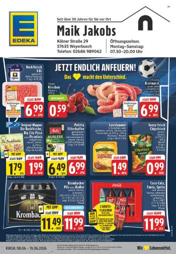 Prospekte Edeka - 8.06.2026 - 13.06.2026.