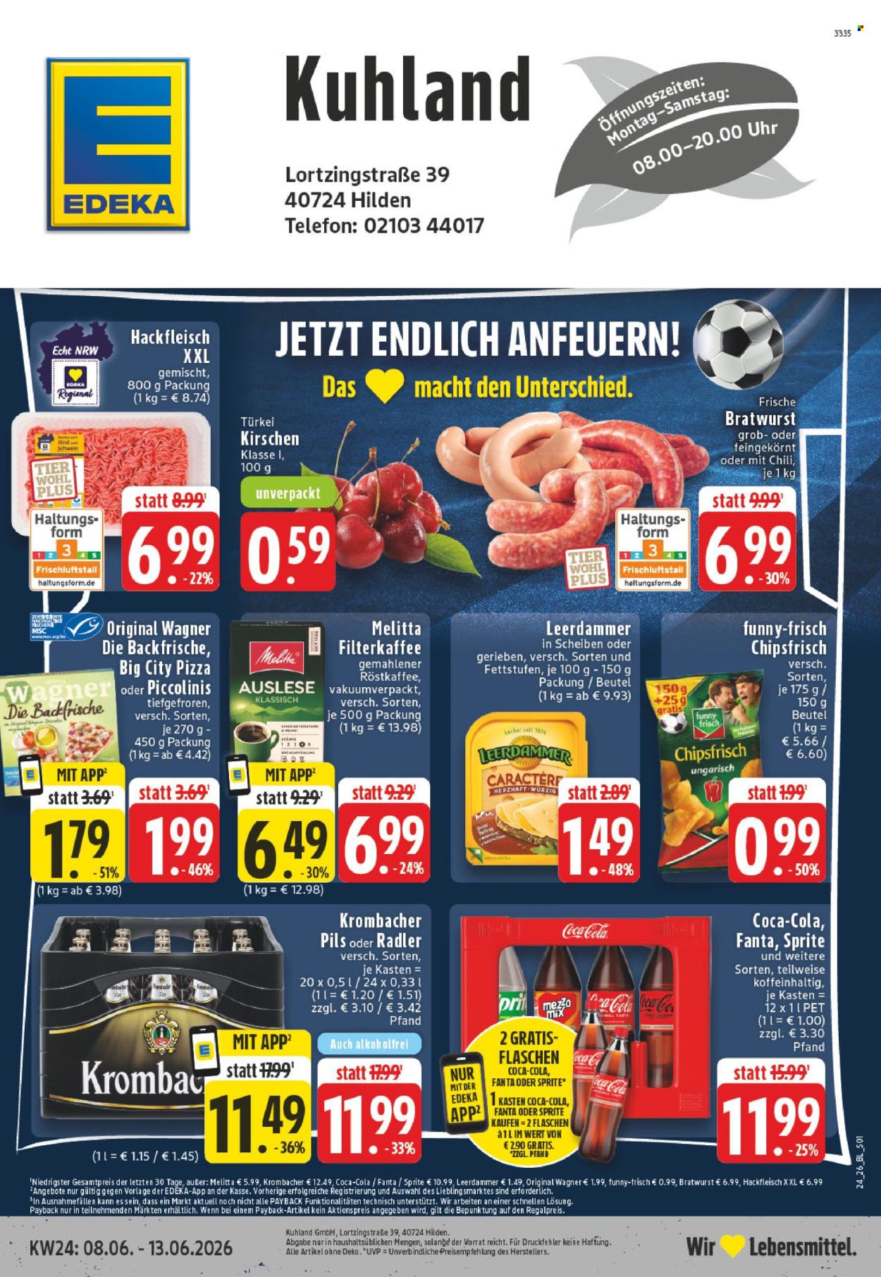 Leták Edeka - 8.6.2026 - 13.6.2026. Strana 1
