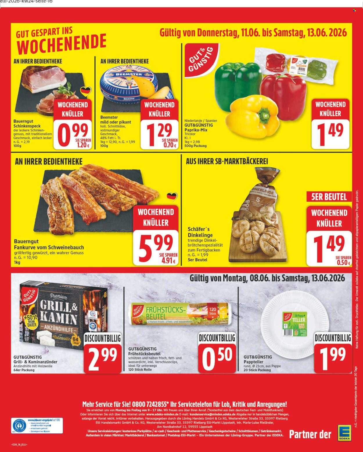 Leták Edeka - 8.6.2026 - 13.6.2026. Strana 16