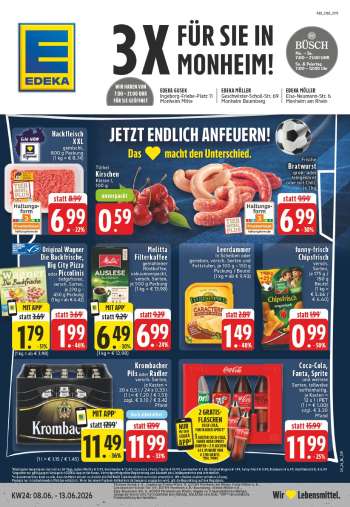 Prospekte Edeka - 8.06.2026 - 13.06.2026.