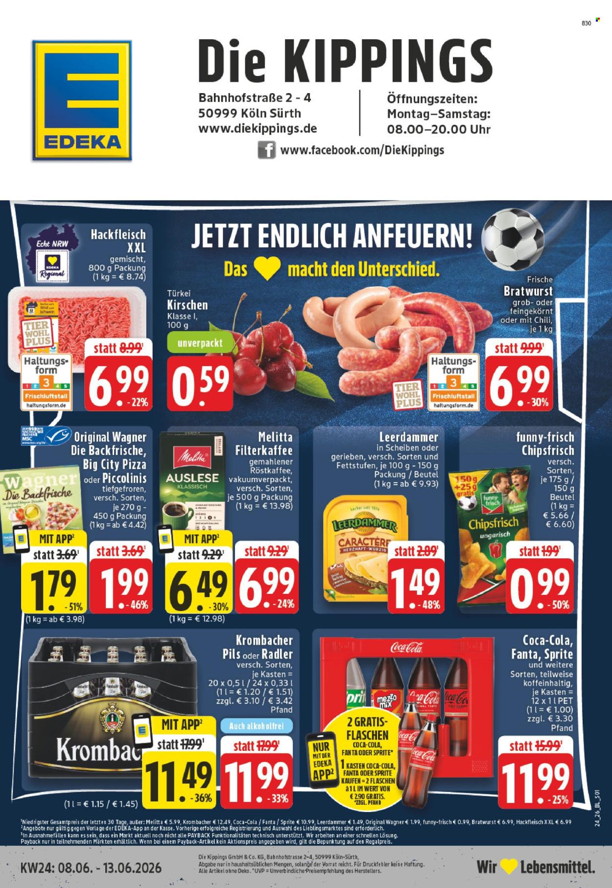 Leták Edeka - 8.6.2026 - 13.6.2026. Strana 1