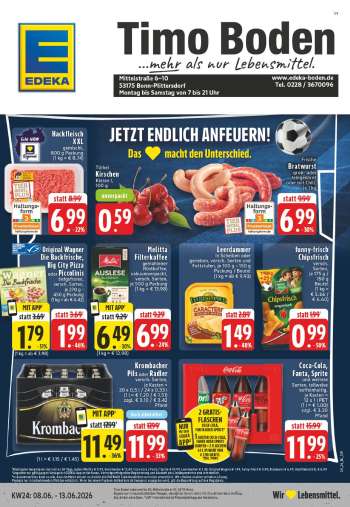 Prospekte Edeka - 8.06.2026 - 13.06.2026.