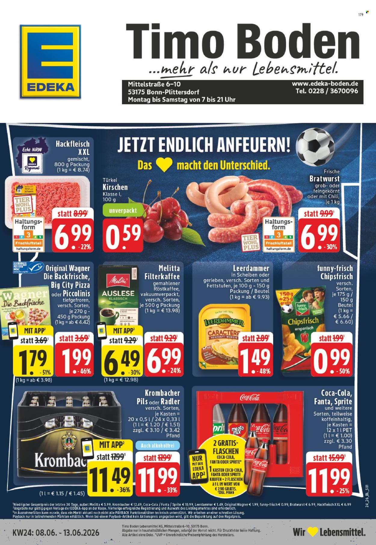 Leták Edeka - 8.6.2026 - 13.6.2026. Strana 1