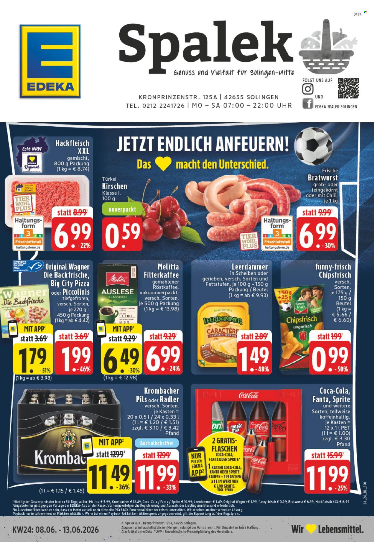 Leták Edeka - 8.6.2026 - 13.6.2026. Strana 1