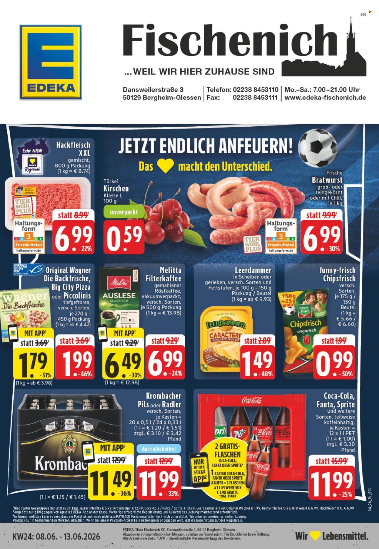 Leták Edeka - 8.6.2026 - 13.6.2026. Strana 1