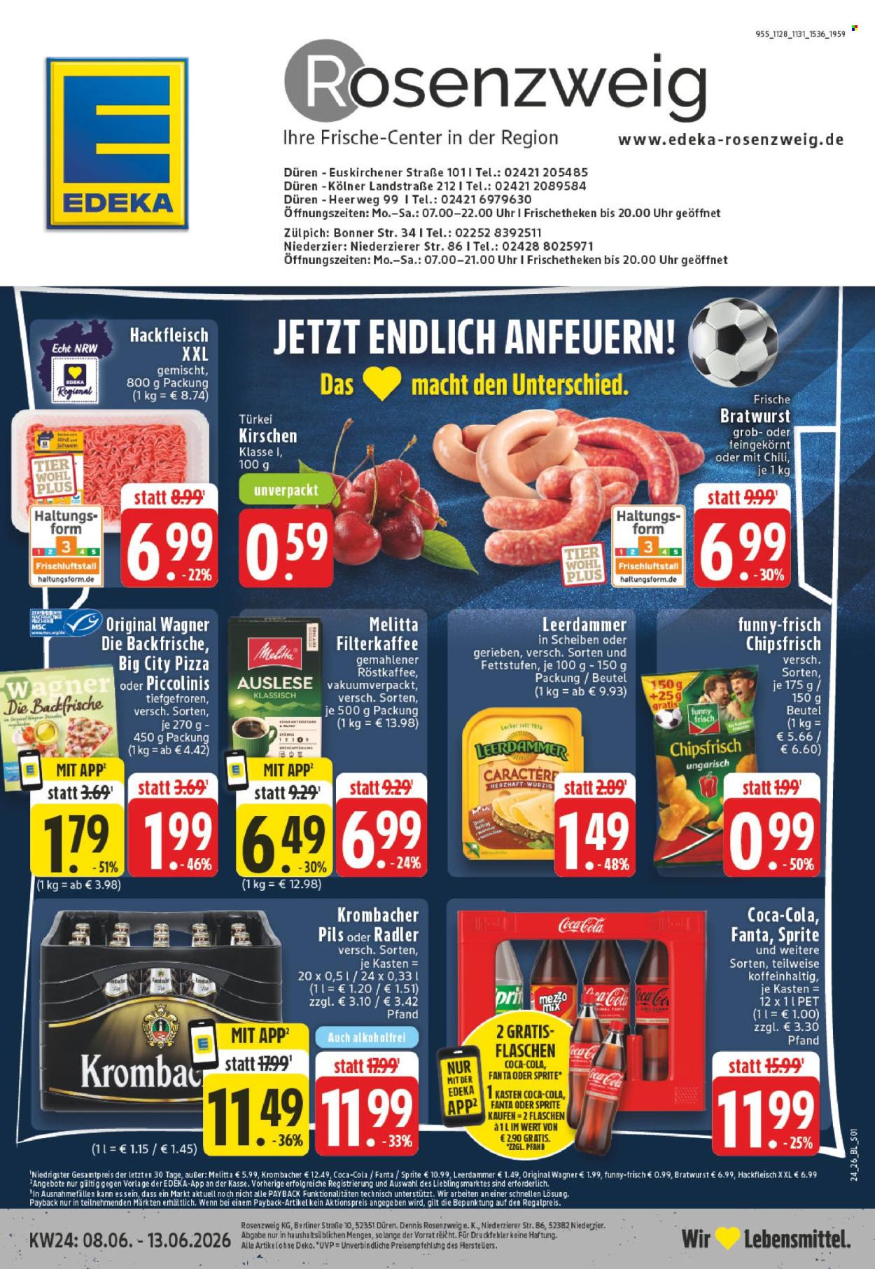 Leták Edeka - 8.6.2026 - 13.6.2026. Strana 1