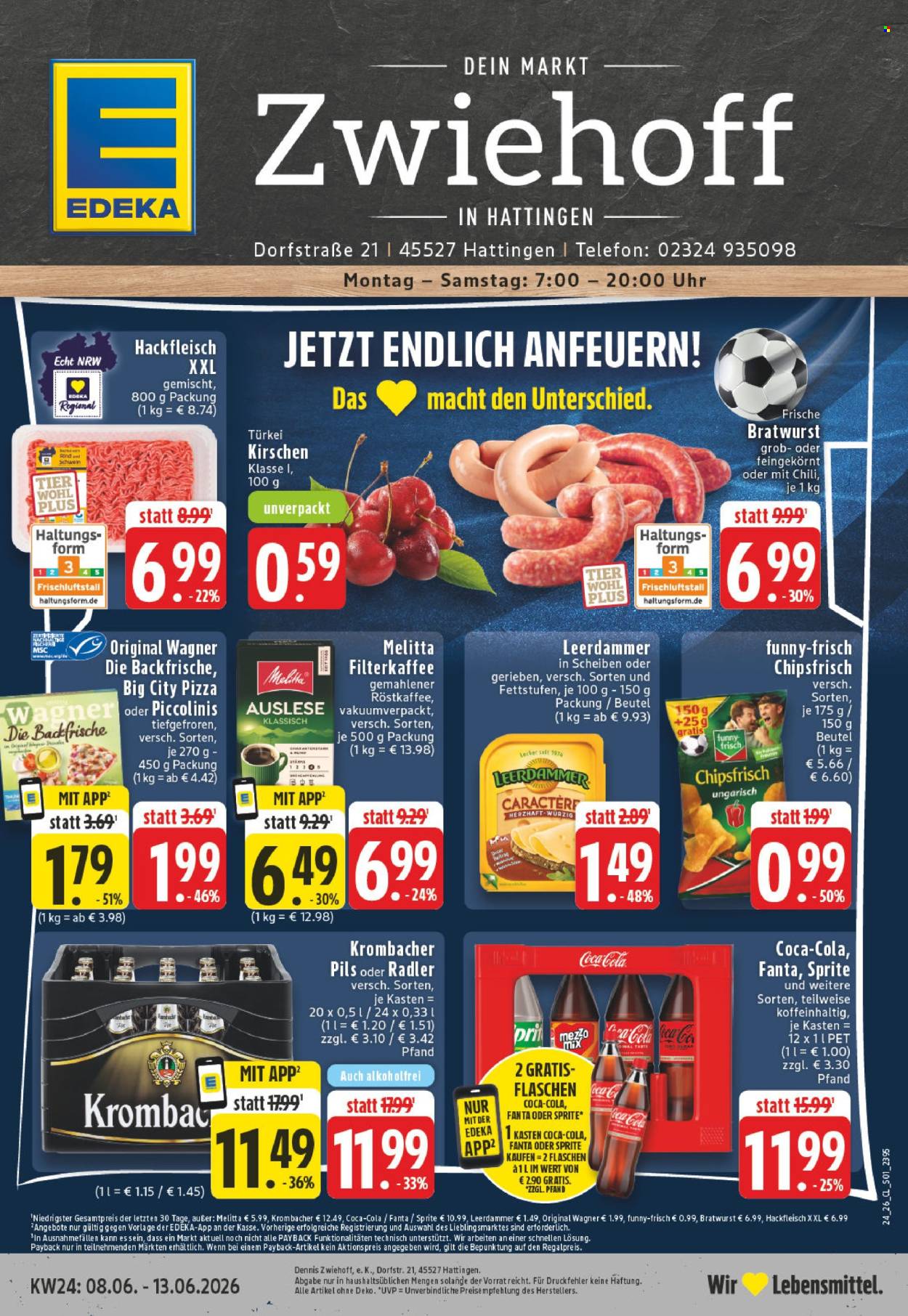 Leták Edeka - 8.6.2026 - 13.6.2026. Strana 1