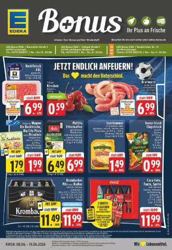 Prospekte Edeka - 8.06.2026 - 13.06.2026.