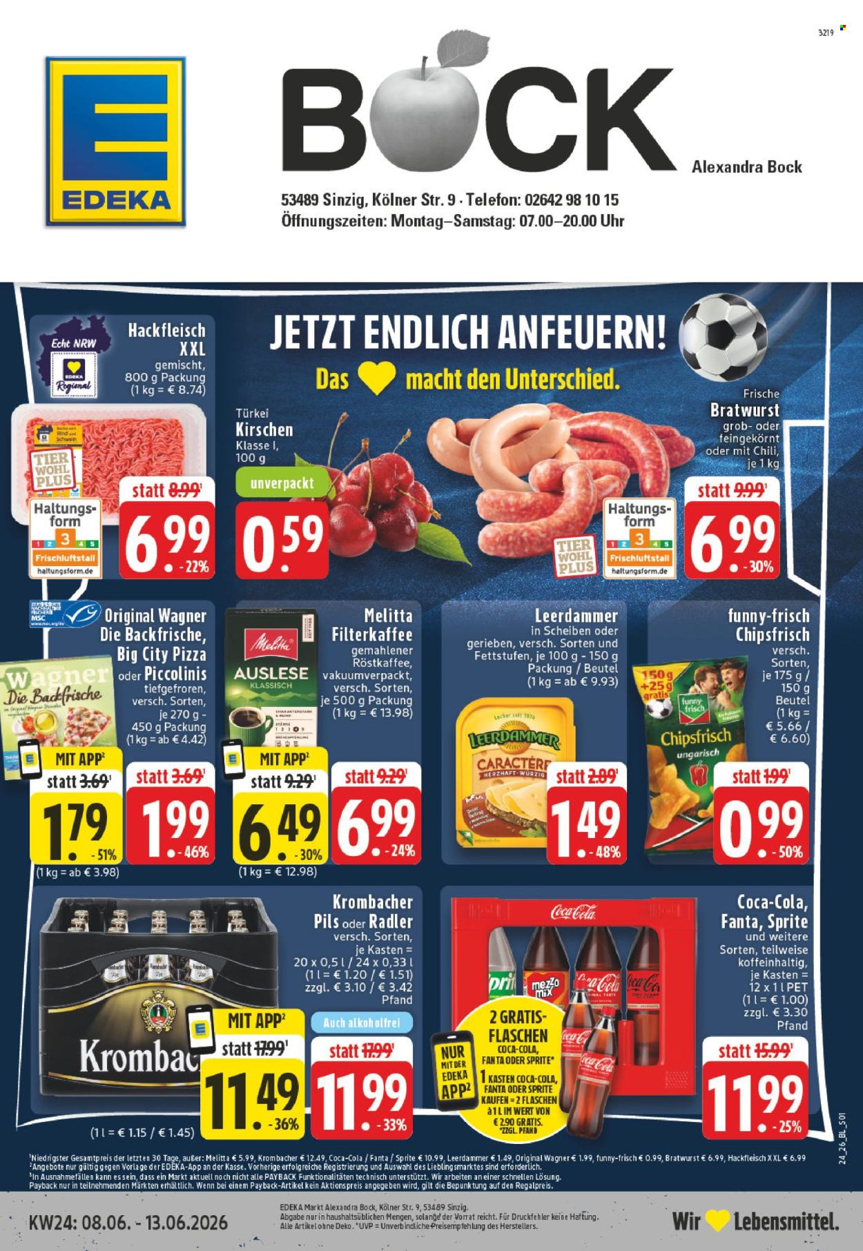 Leták Edeka - 8.6.2026 - 13.6.2026. Strana 1