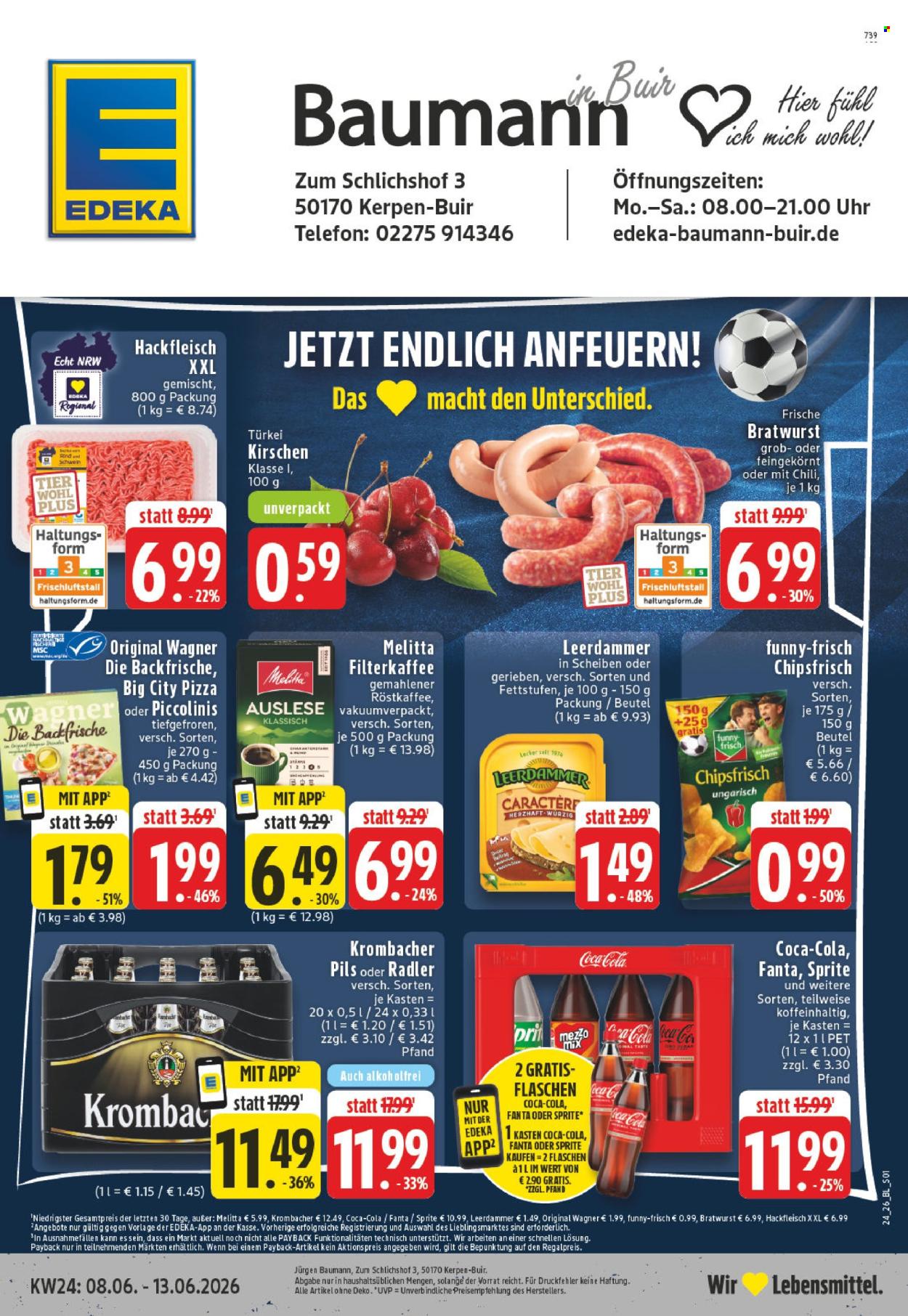 Leták Edeka - 8.6.2026 - 13.6.2026. Strana 1