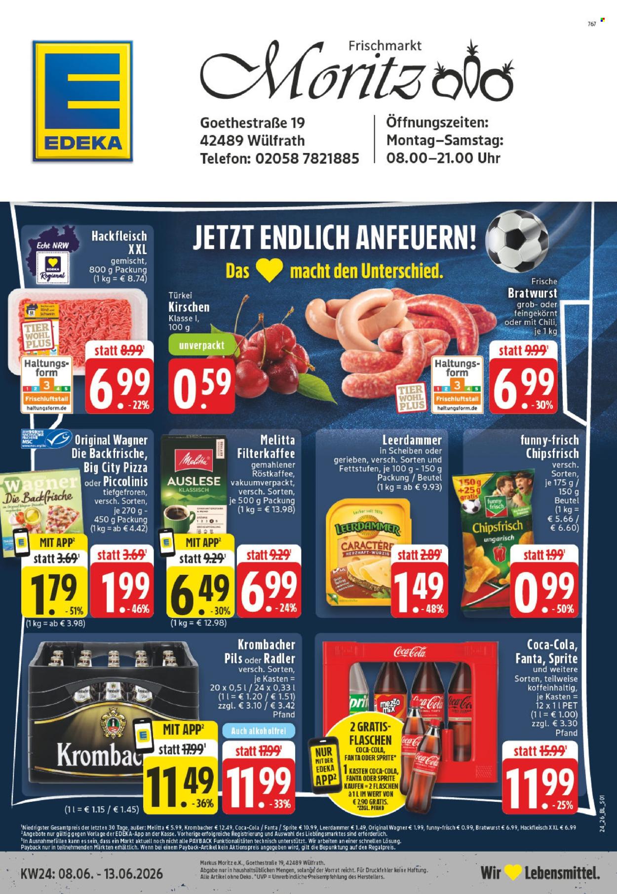 Leták Edeka - 8.6.2026 - 13.6.2026. Strana 1