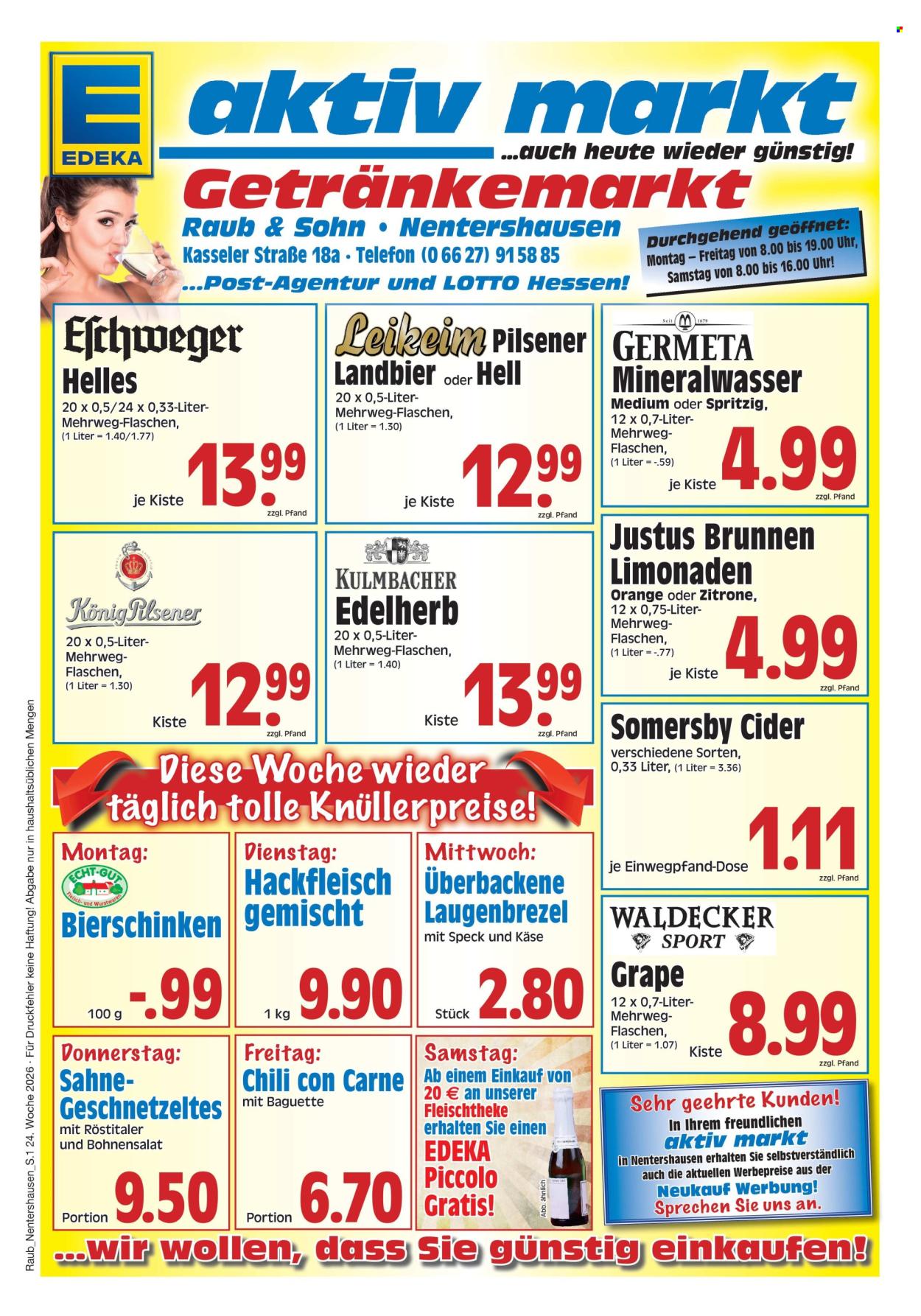 Leták Edeka - 8.6.2026 - 13.6.2026. Strana 1
