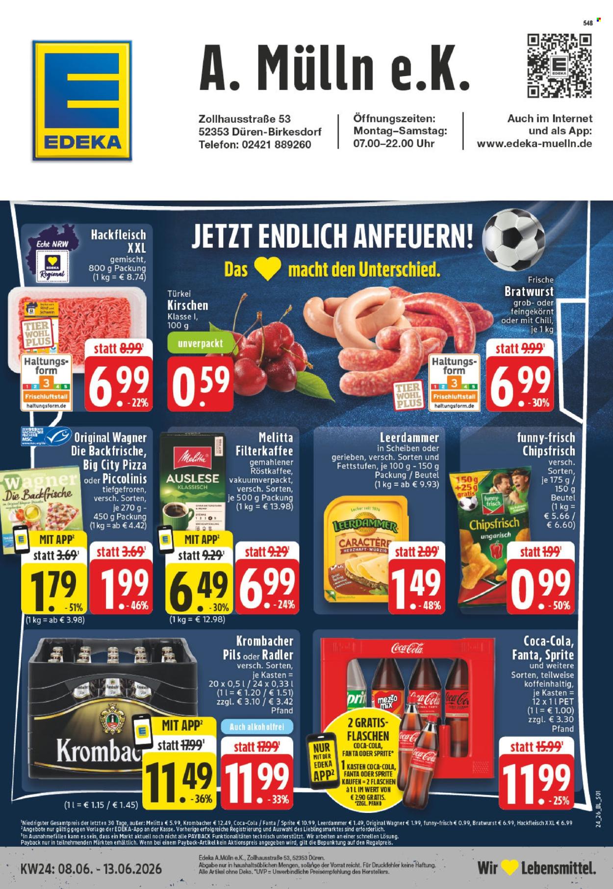 Leták Edeka - 8.6.2026 - 13.6.2026. Strana 1