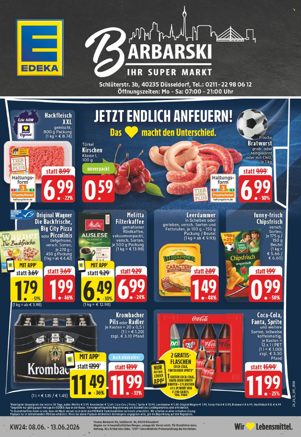 Leták Edeka - 8.6.2026 - 13.6.2026. Strana 1