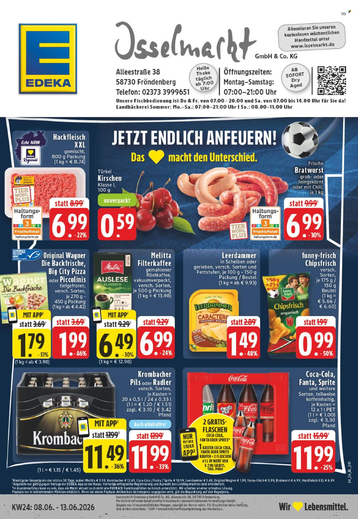 Leták Edeka - 8.6.2026 - 13.6.2026. Strana 1