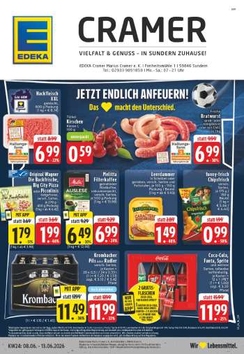 Prospekte Edeka - 8.06.2026 - 13.06.2026.