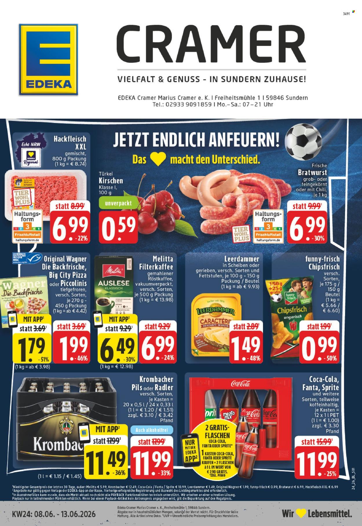 Leták Edeka - 8.6.2026 - 13.6.2026. Strana 1