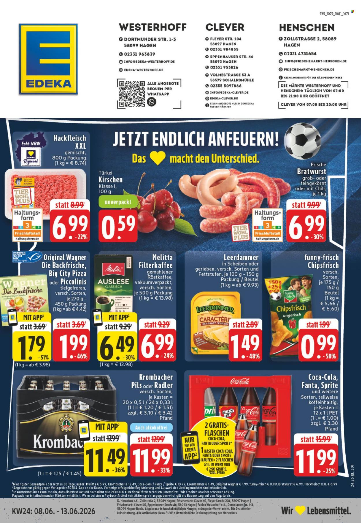 Leták Edeka - 8.6.2026 - 13.6.2026. Strana 1