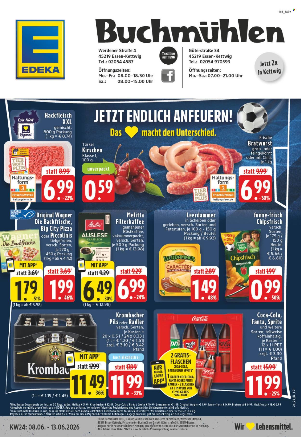 Leták Edeka - 8.6.2026 - 13.6.2026. Strana 1