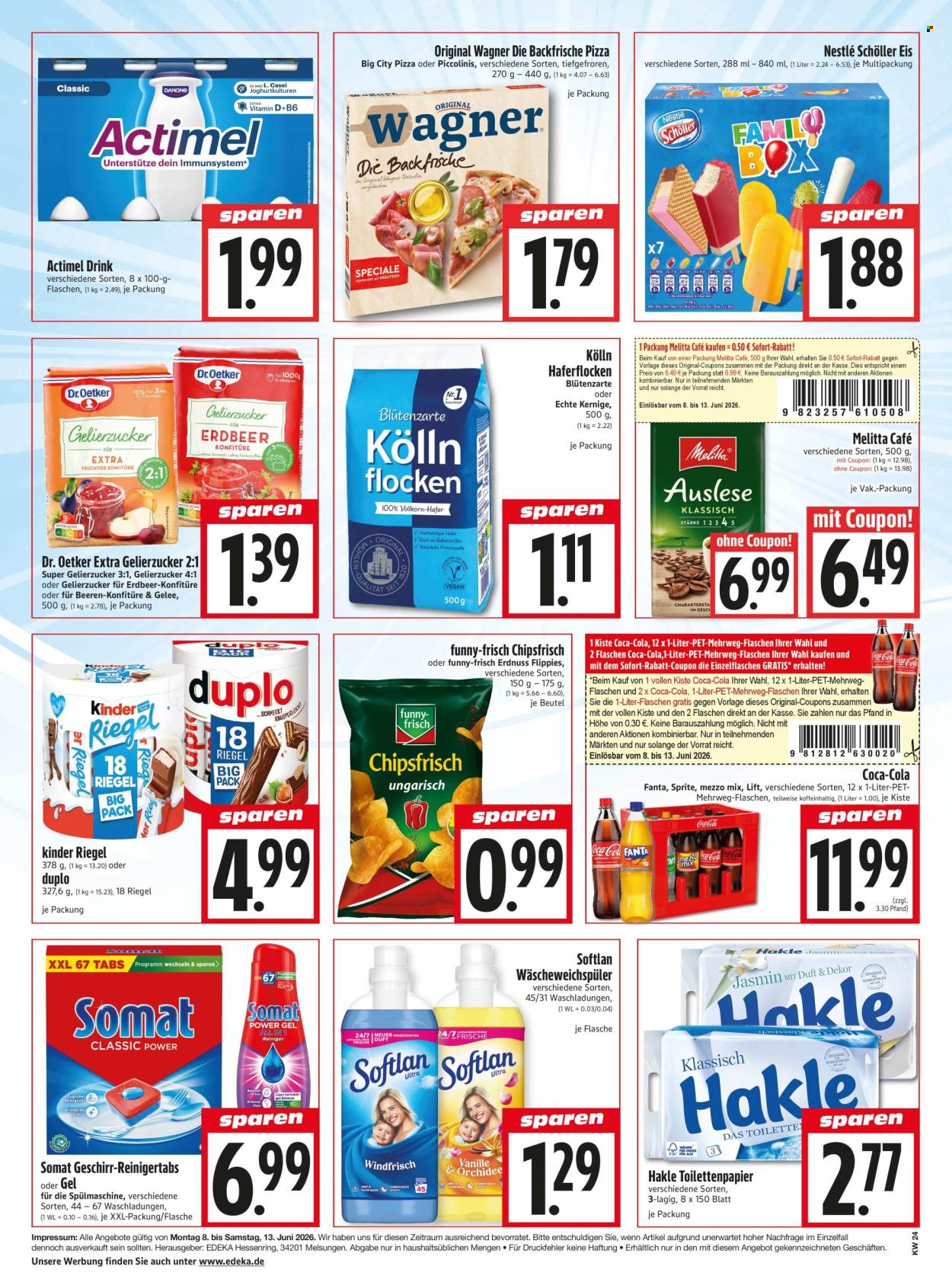 Leták Edeka - 8.6.2026 - 13.6.2026. Strana 2