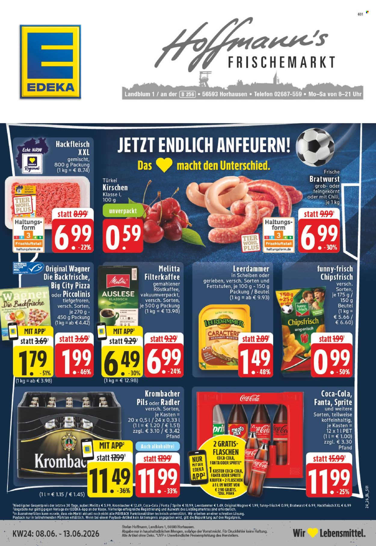 Leták Edeka - 8.6.2026 - 13.6.2026. Strana 1