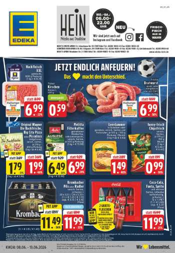 Prospekte Edeka - 8.06.2026 - 13.06.2026.