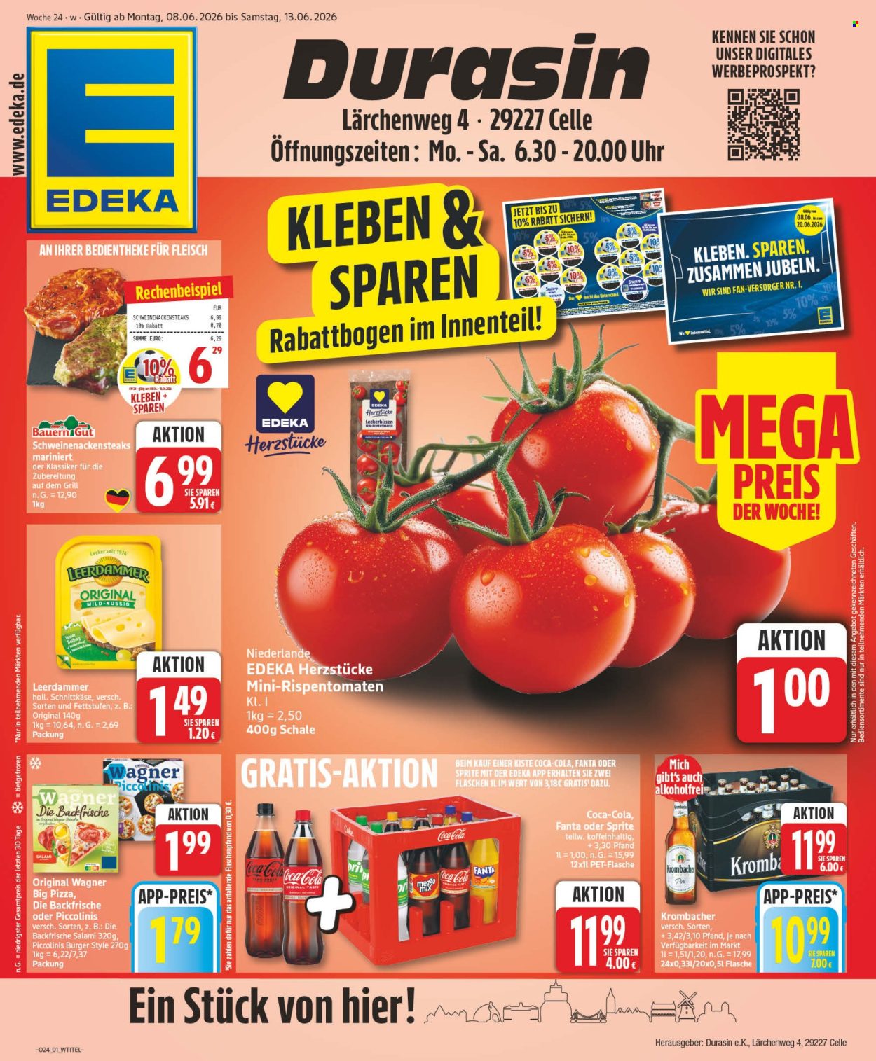 Leták Edeka - 8.6.2026 - 13.6.2026. Strana 1