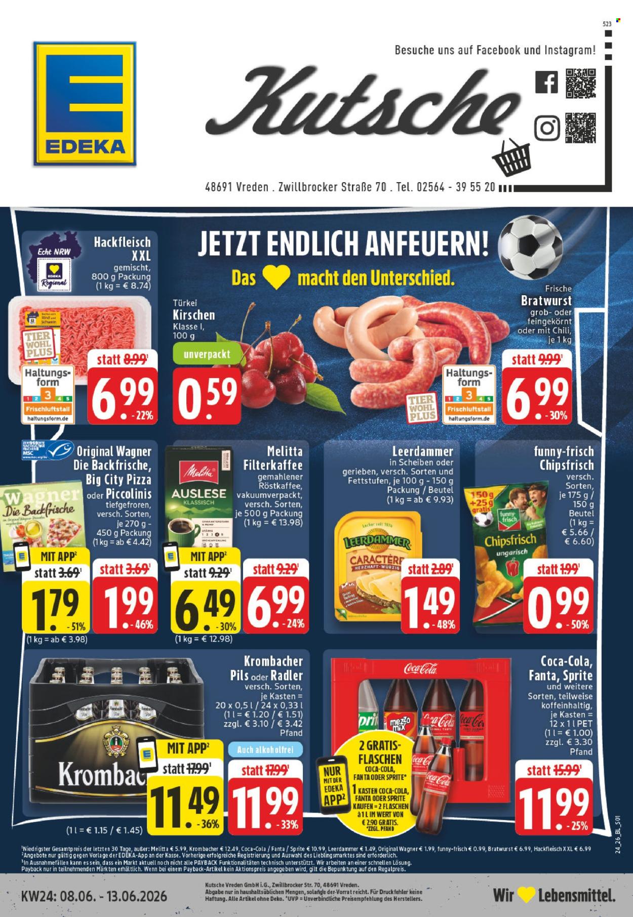 Leták Edeka - 8.6.2026 - 13.6.2026. Strana 1
