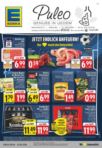 Prospekte Edeka - 8.06.2026 - 13.06.2026.