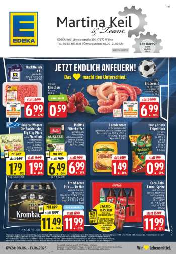 Prospekte Edeka - 8.06.2026 - 13.06.2026.