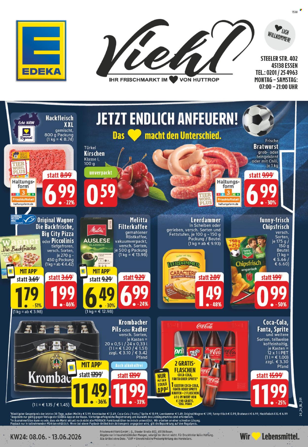 Leták Edeka - 8.6.2026 - 13.6.2026. Strana 1