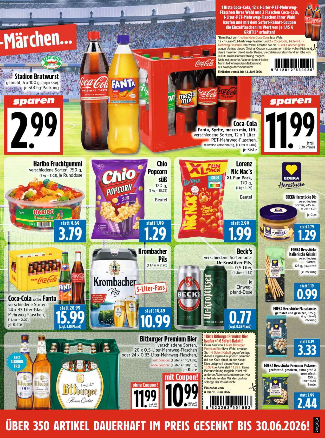 Leták Edeka - 8.6.2026 - 13.6.2026. Strana 9